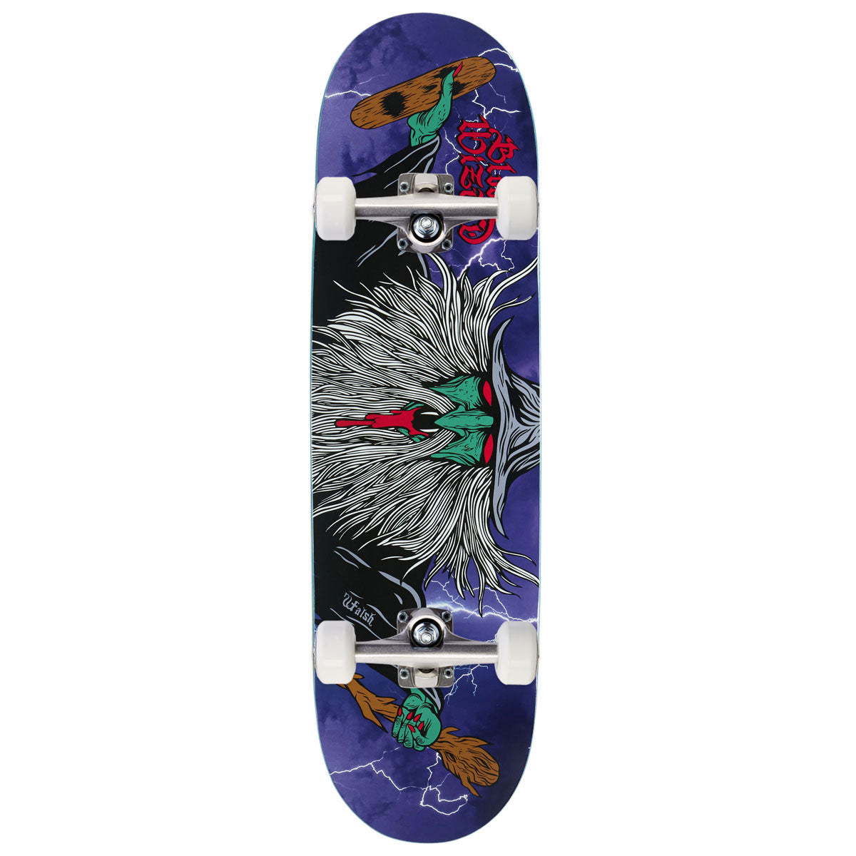 Blood Wizard Flying Wizard Walsh Skateboard Complete - 9.00