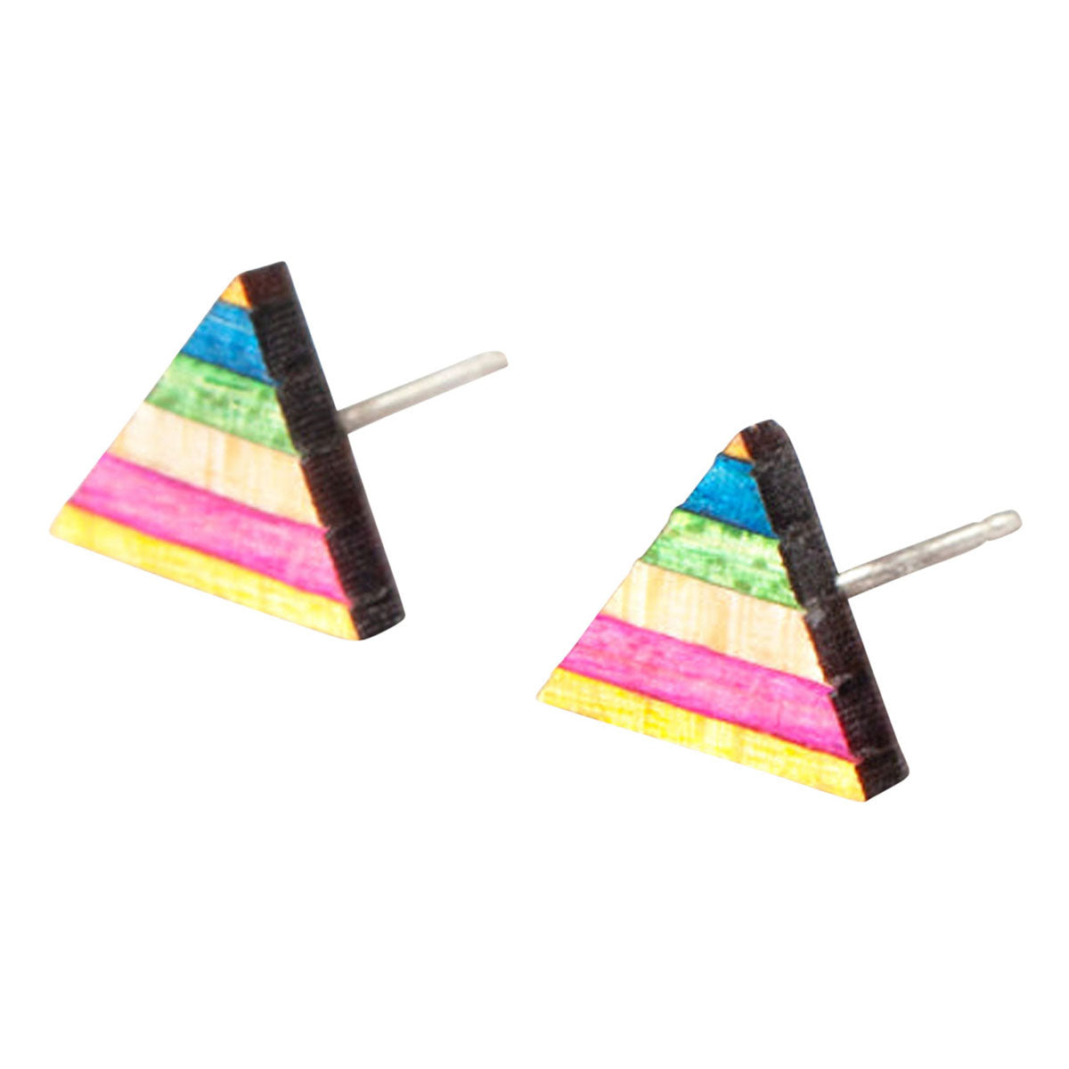 MapleXO Classic Stud Earrings - Pyramid image 1