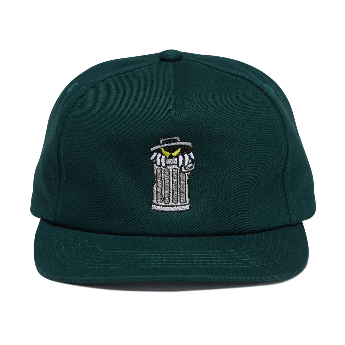 SlushCult Trash 5 Panel Hat - Forest Green image 5