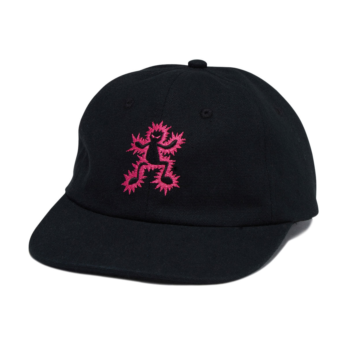 SlushCult Shockey 6 Panel Hat - Black image 1