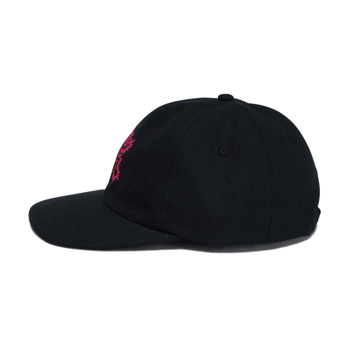 SlushCult Shockey 6 Panel Hat - Black image 3