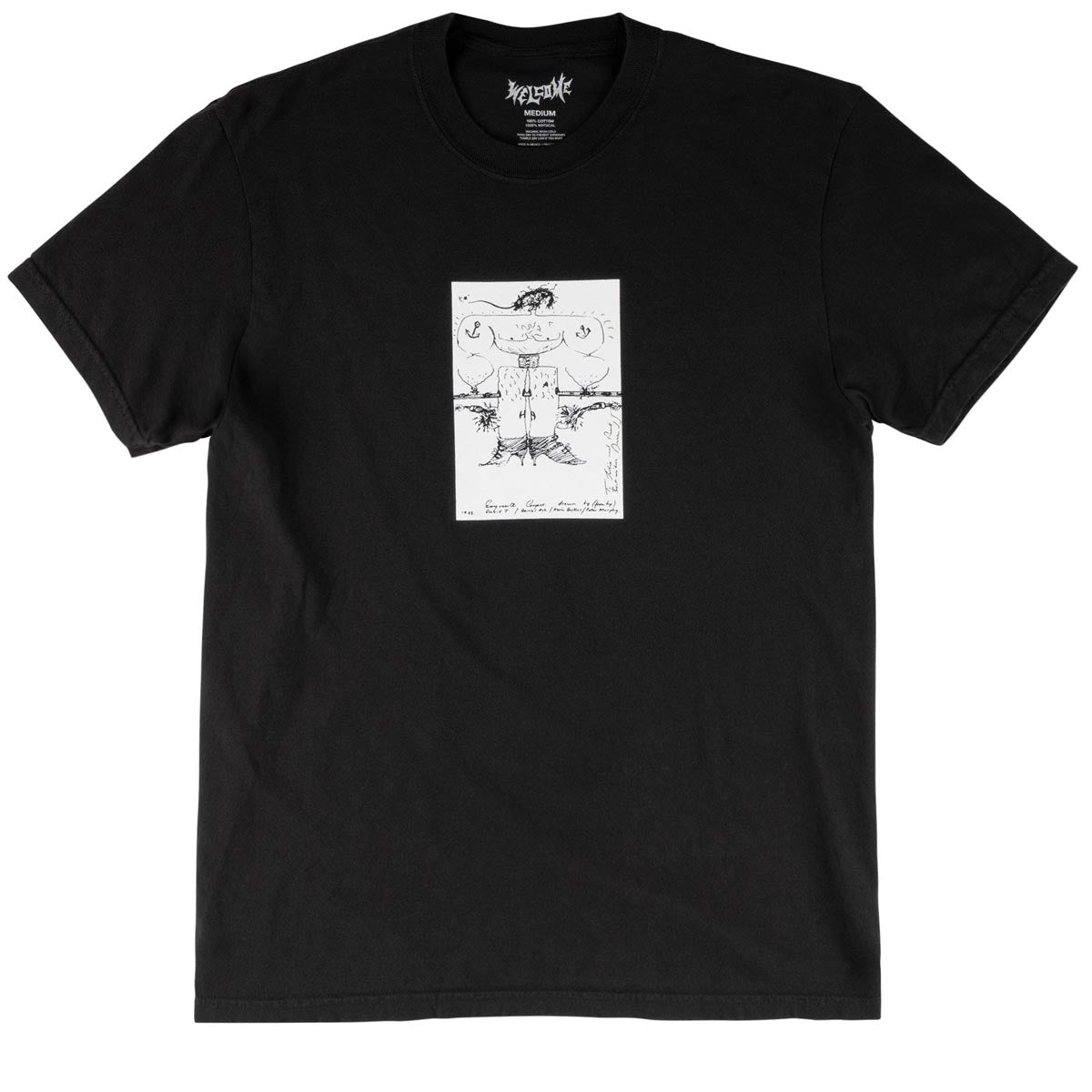 Welcome x Bauhaus Exquisite Corpse Gd T-Shirt - Black image 1