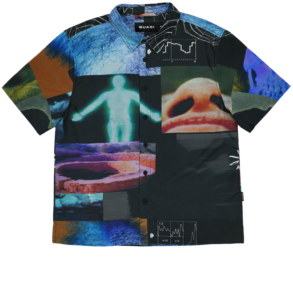 Quasi Dementia Sleeve Button Up Shirt - Multi image 1