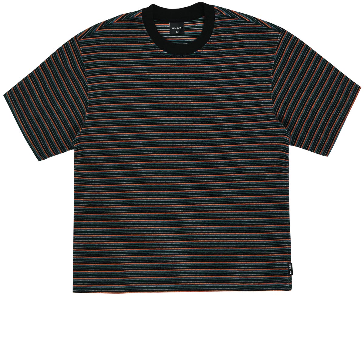 Quasi Sync Striped T-Shirt - Black image 1