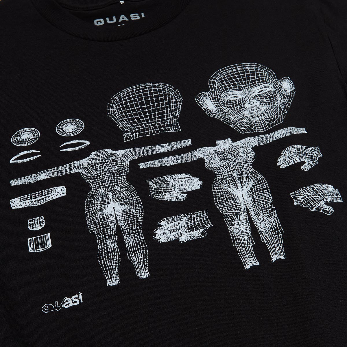 Quasi Designer T-Shirt - Black image 2