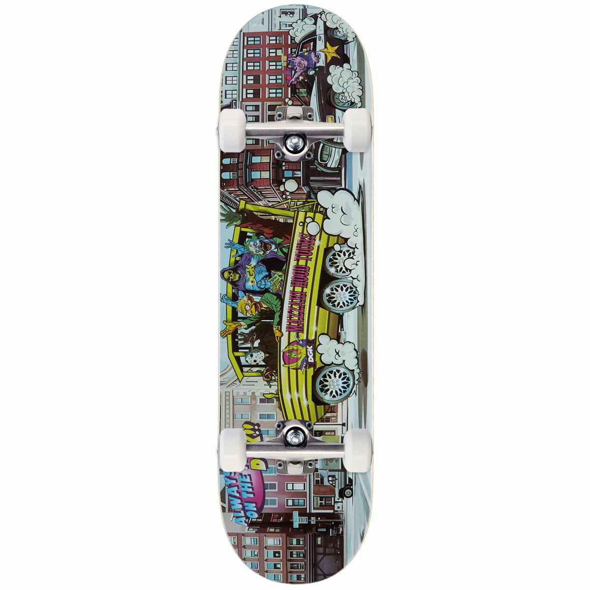 DGK Hood Tours Mazzari Twin Tail Skateboard Complete - 8.25