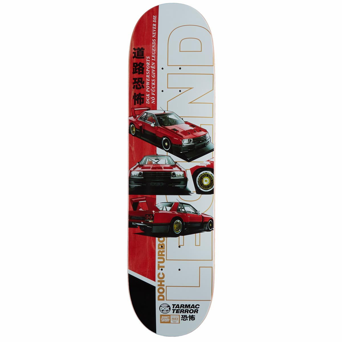 DGK Tarmac Terror Skateboard Deck - 8.06