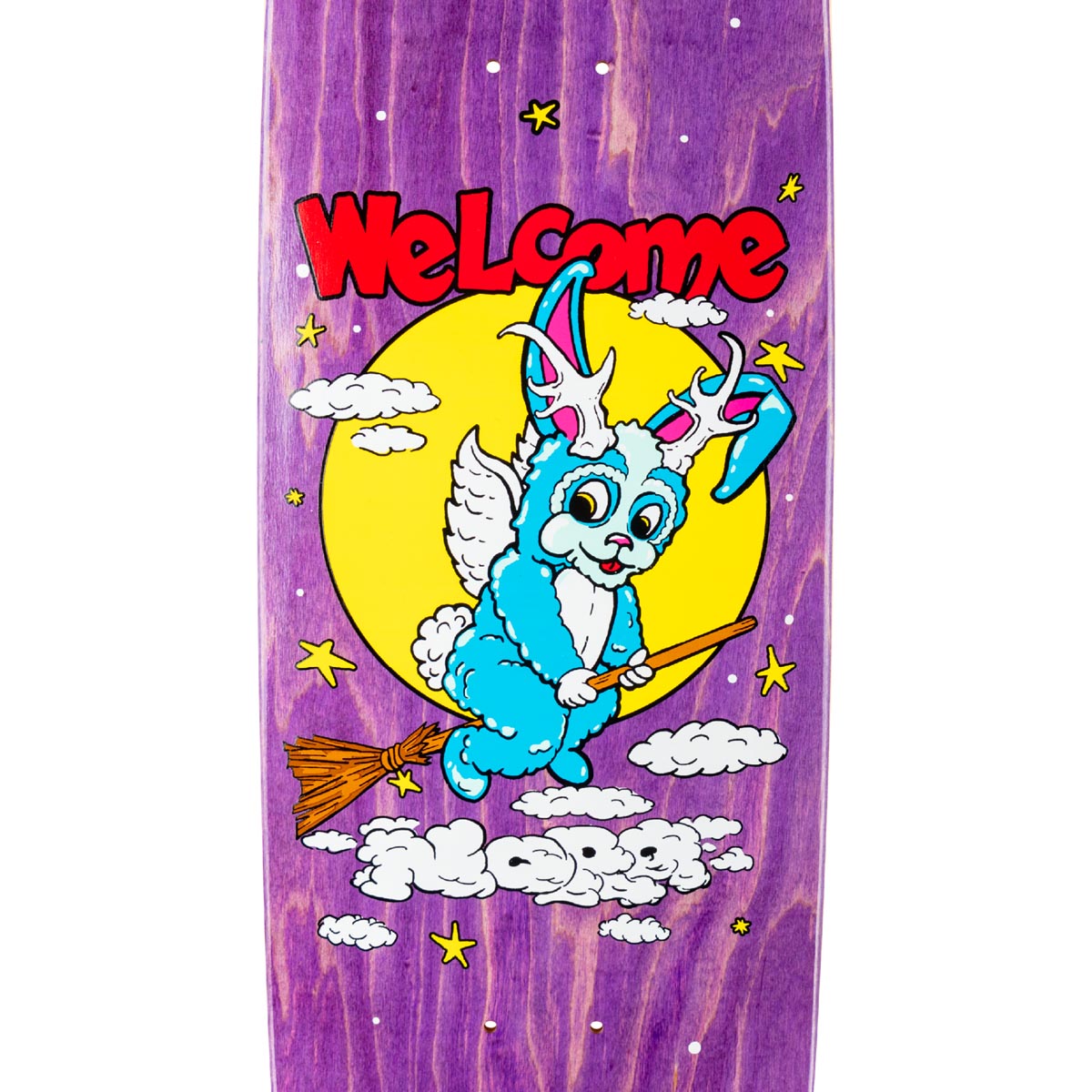 Welcome Full Moon Nora On A Sphynx Skateboard Complete - Purple Stain - 8.80