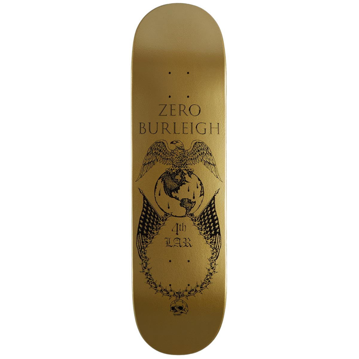 Zero Always Faithful Skateboard Deck - Gold - 8.50