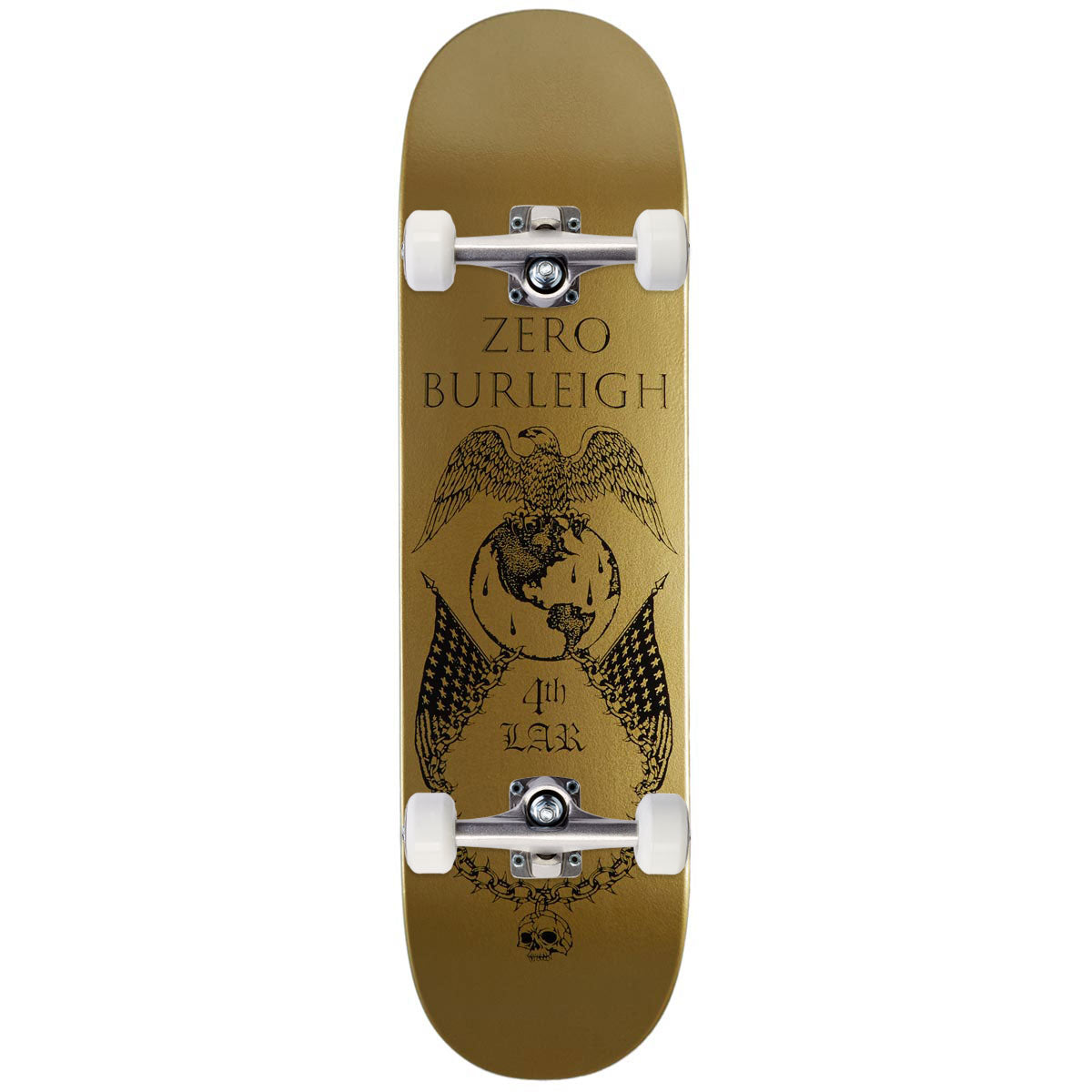 Zero Always Faithful Skateboard Complete - Gold - 8.50