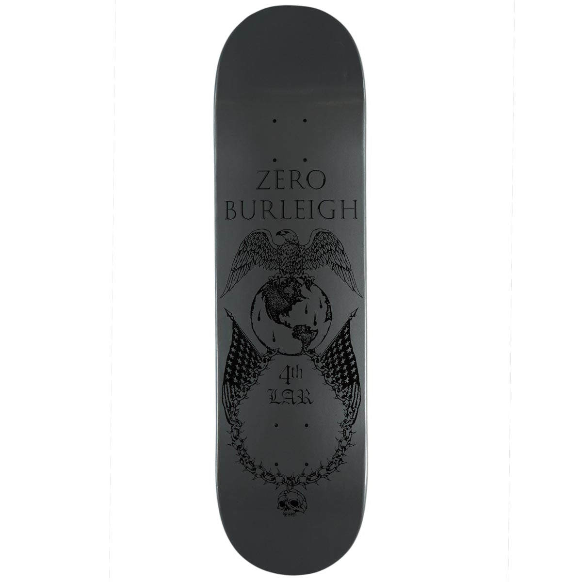 Zero Always Faithful Skateboard Deck - Silver - 8.25