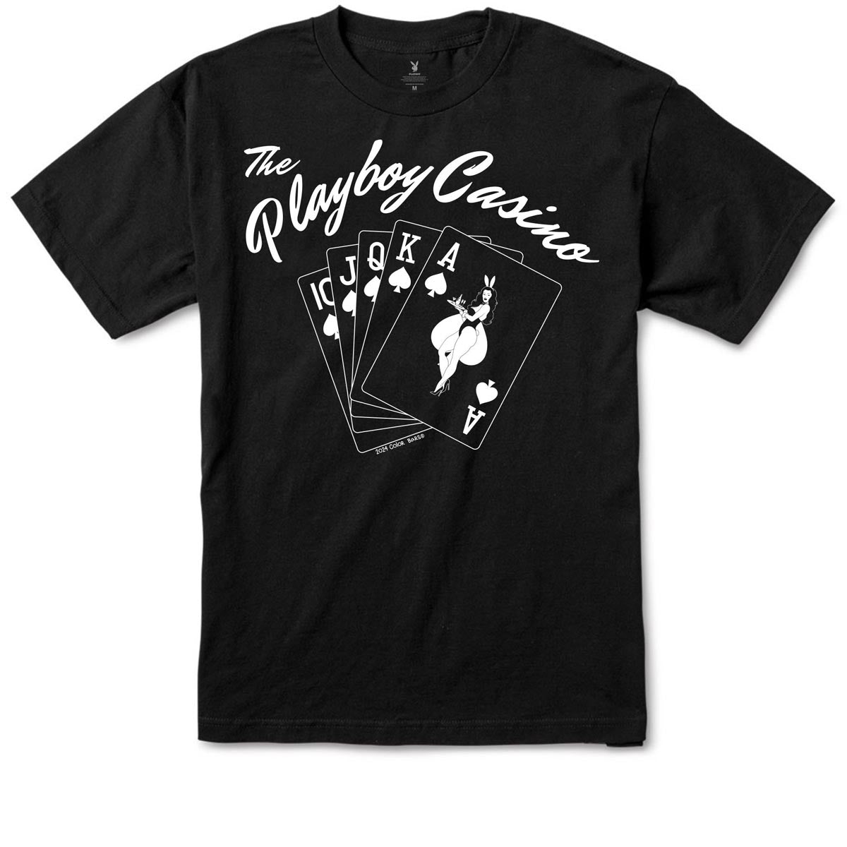 Color Bars x Playboy Casino T-Shirt - Black image 2