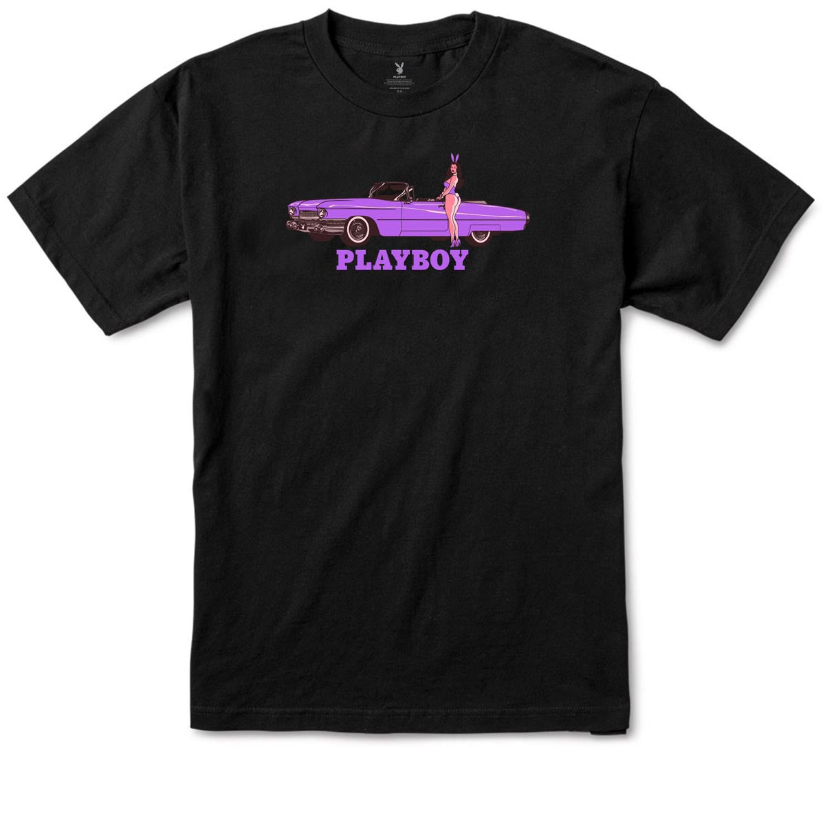 Color Bars x Playboy Car Show T-Shirt - Black image 1