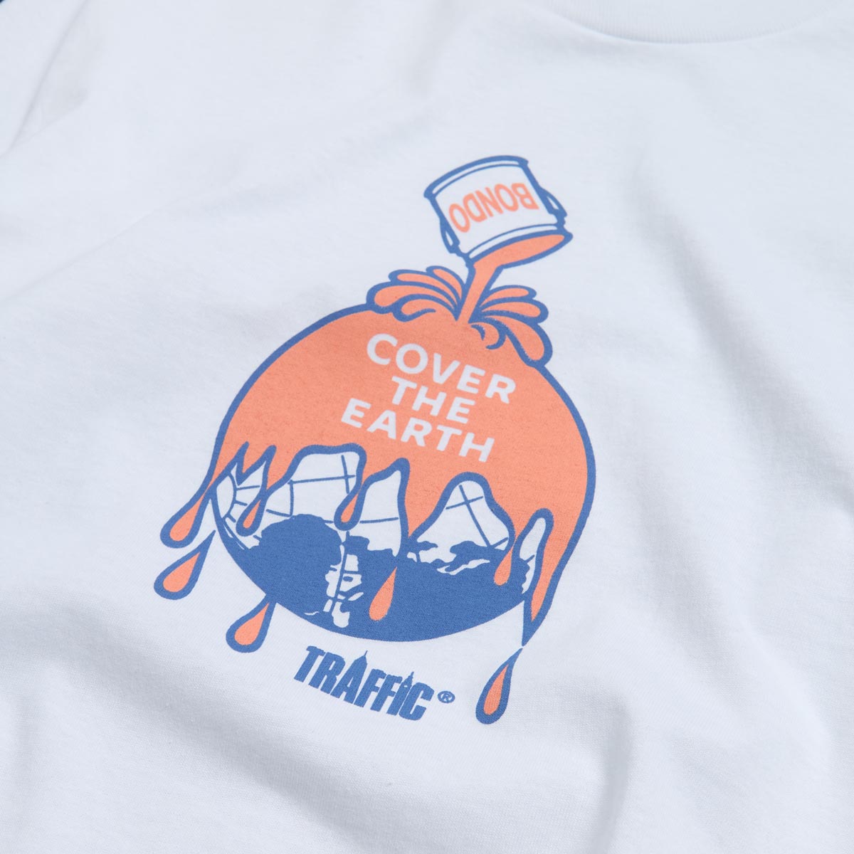 Traffic Cover The Earth Long Sleeve T-Shirt - White image 2