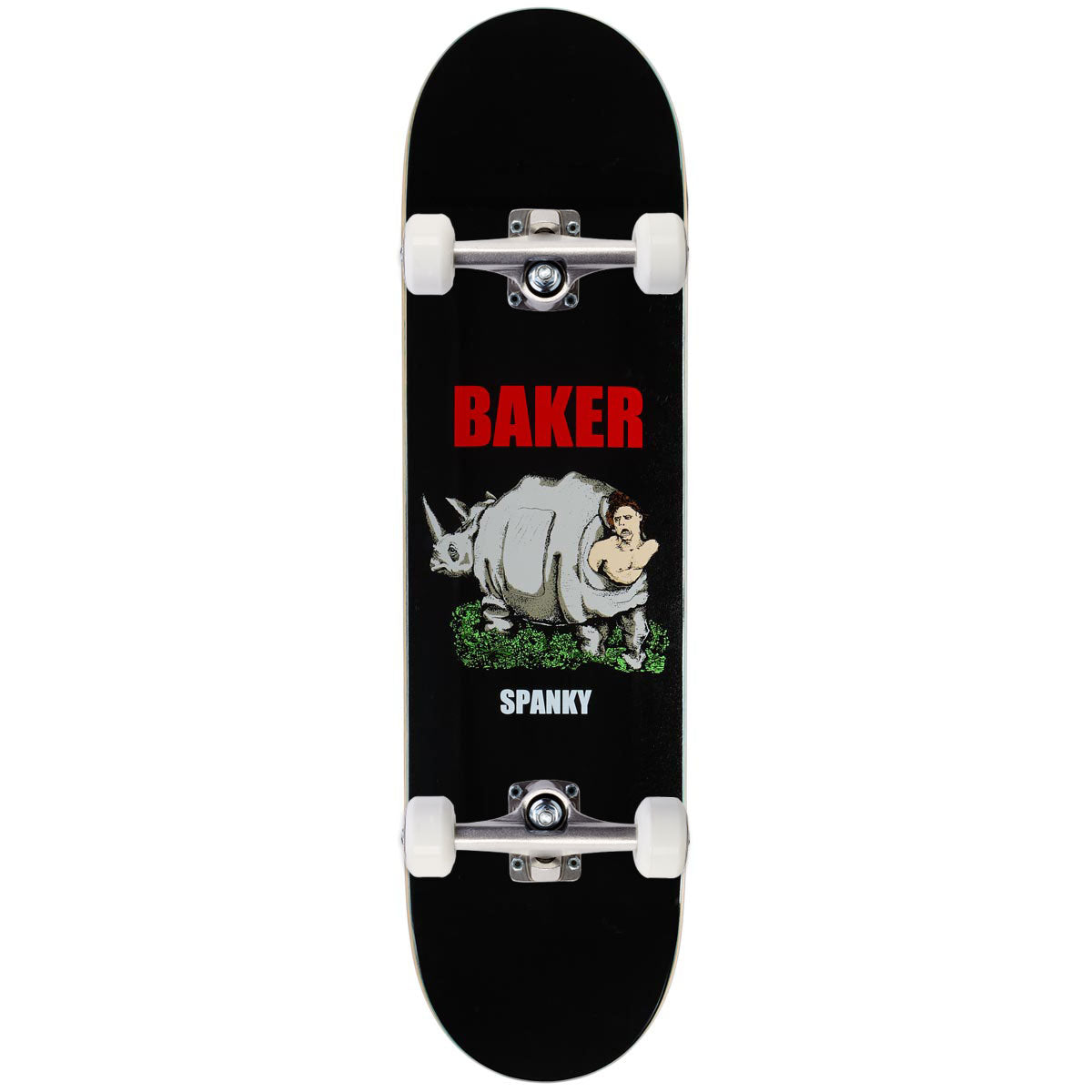 Baker Spanky Shikaka Skateboard Complete - Black - 8.25