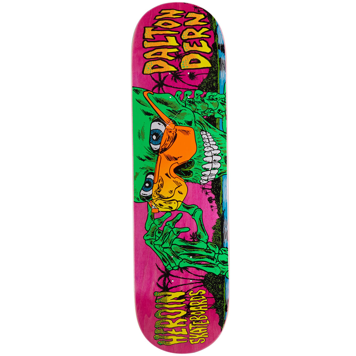 Heroin Dern Skeleton Skateboard Deck - 8.50