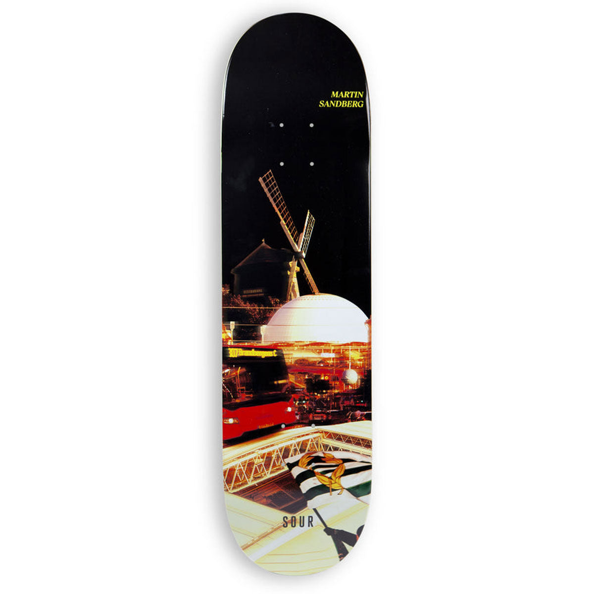 Sour Solution Martin Stockholm Nights Skateboard Deck - 8.25