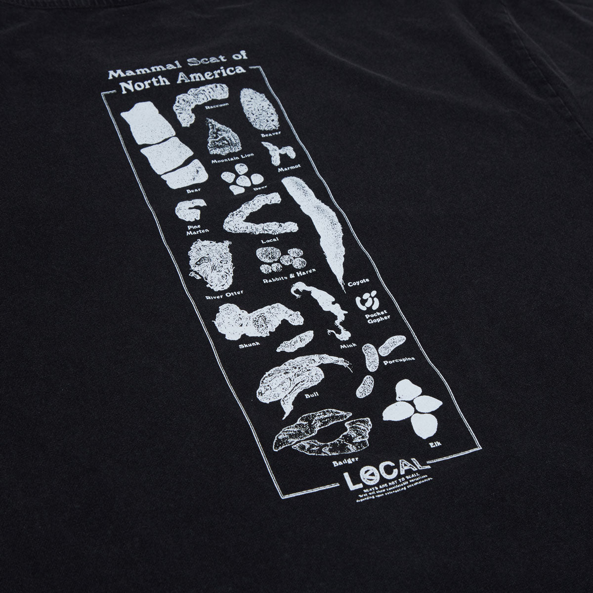 Less Than Local American Scat T-Shirt - Black image 3