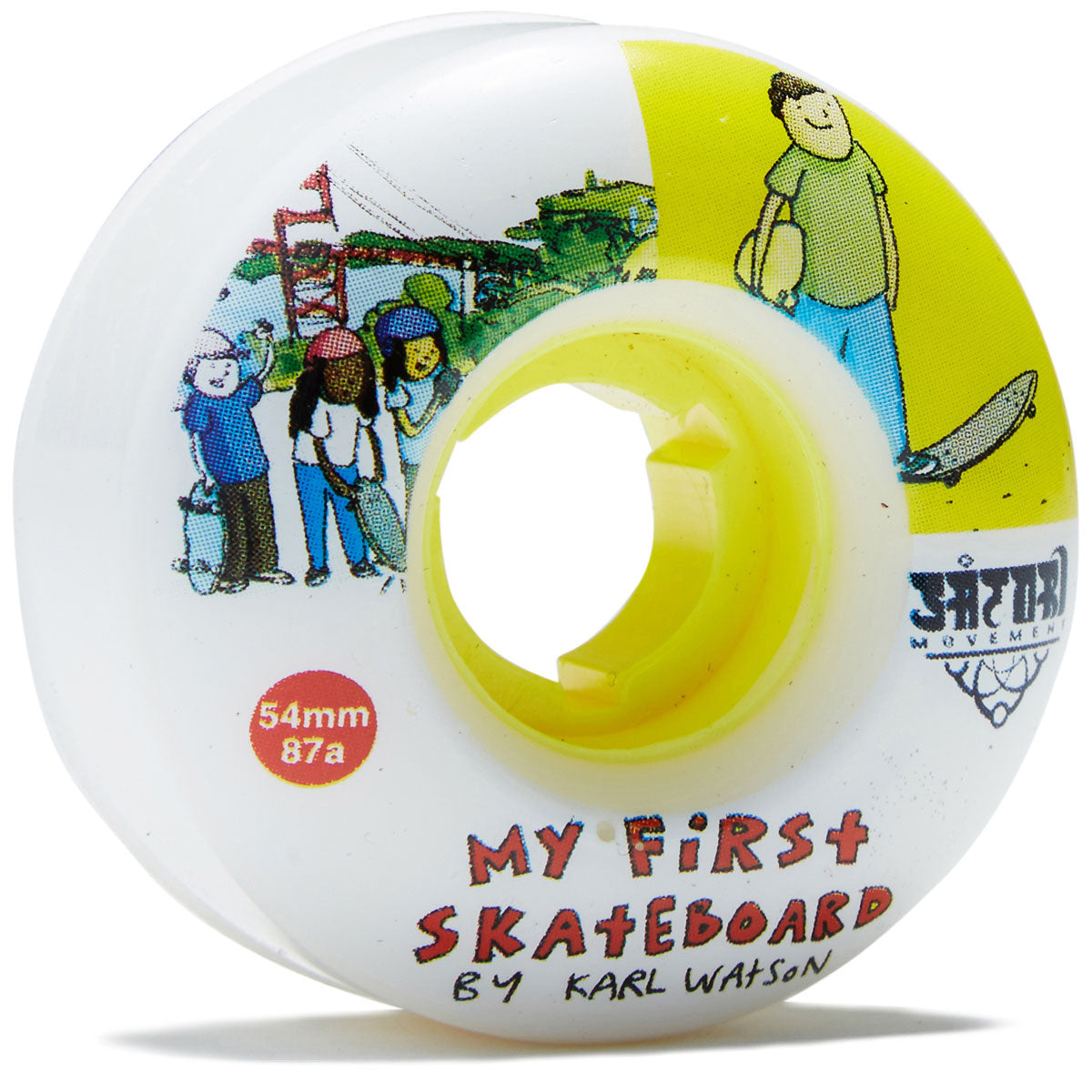 Satori Movement My First Cruiser 87a Skateboard Wheels - 54mm image 1