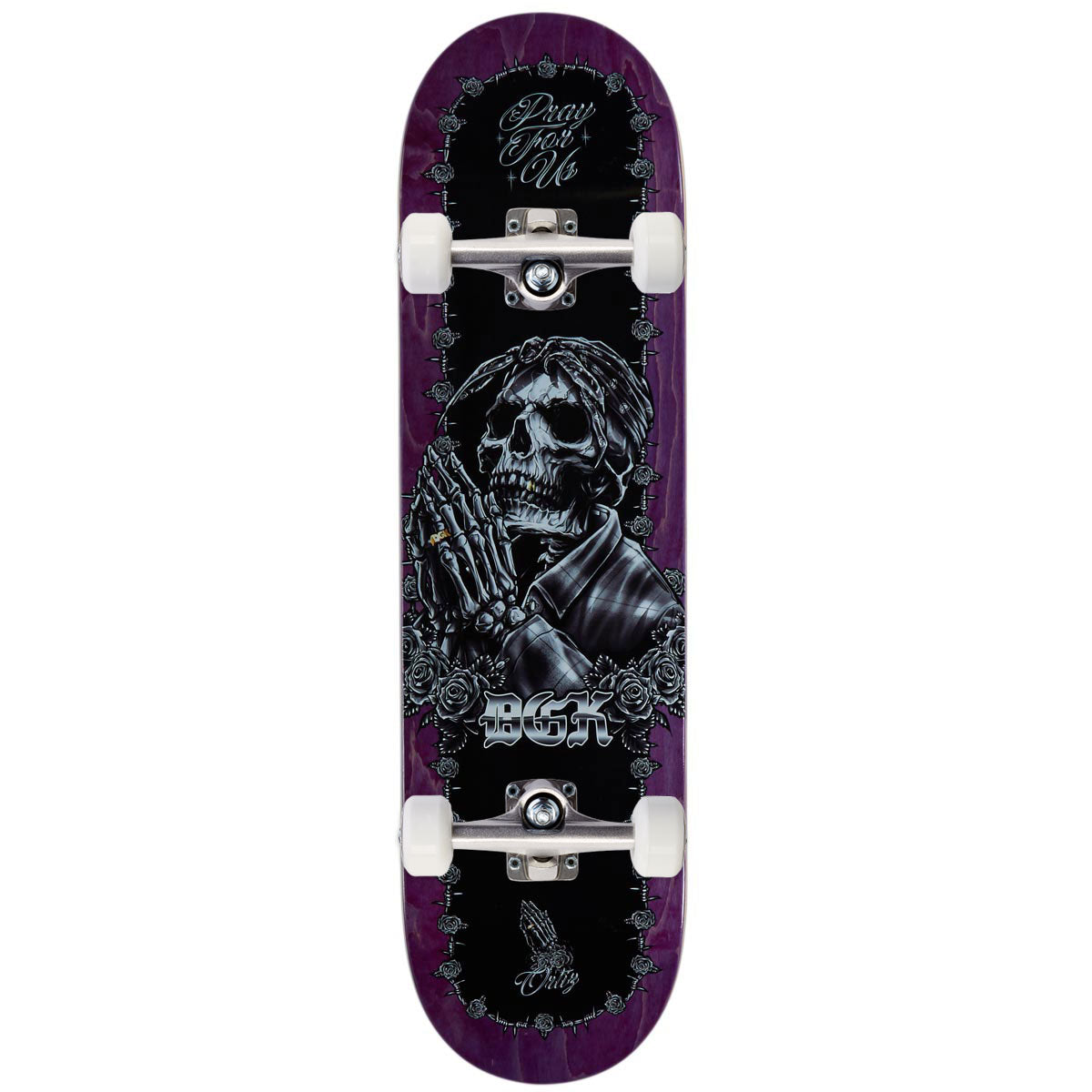 DGK Devotion Ortiz Twin Tail Skateboard Complete - 8.25