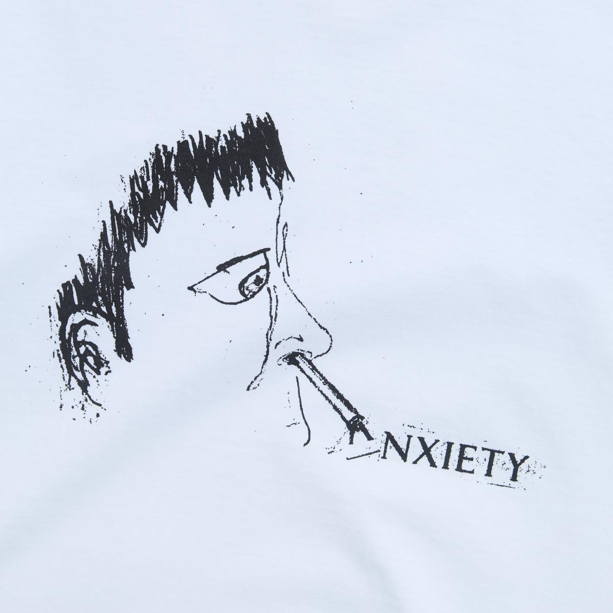 Fucking Awesome Anxiety T-Shirt - White image 2