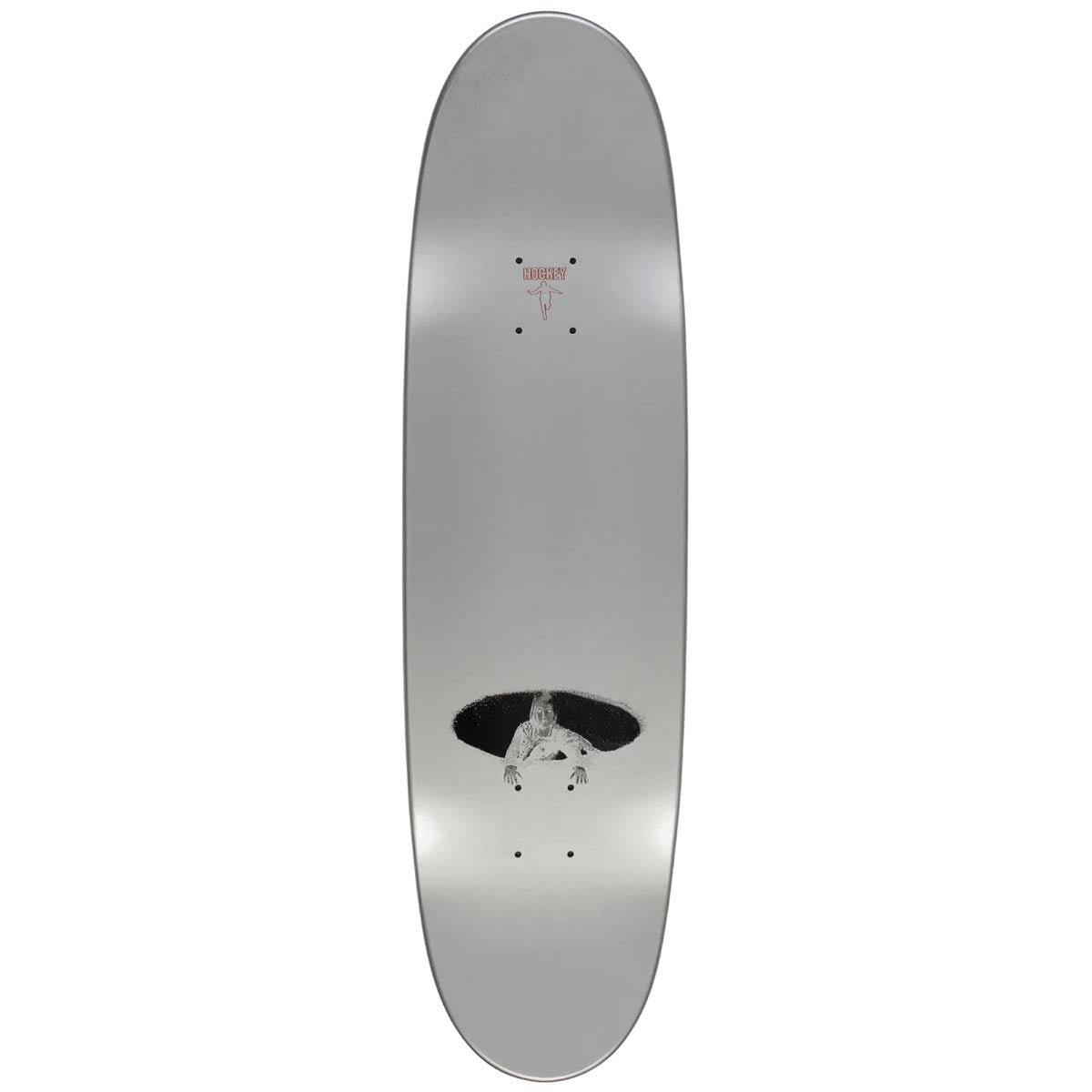 Hockey Onyx Skateboard Complete - Silver - 8.60