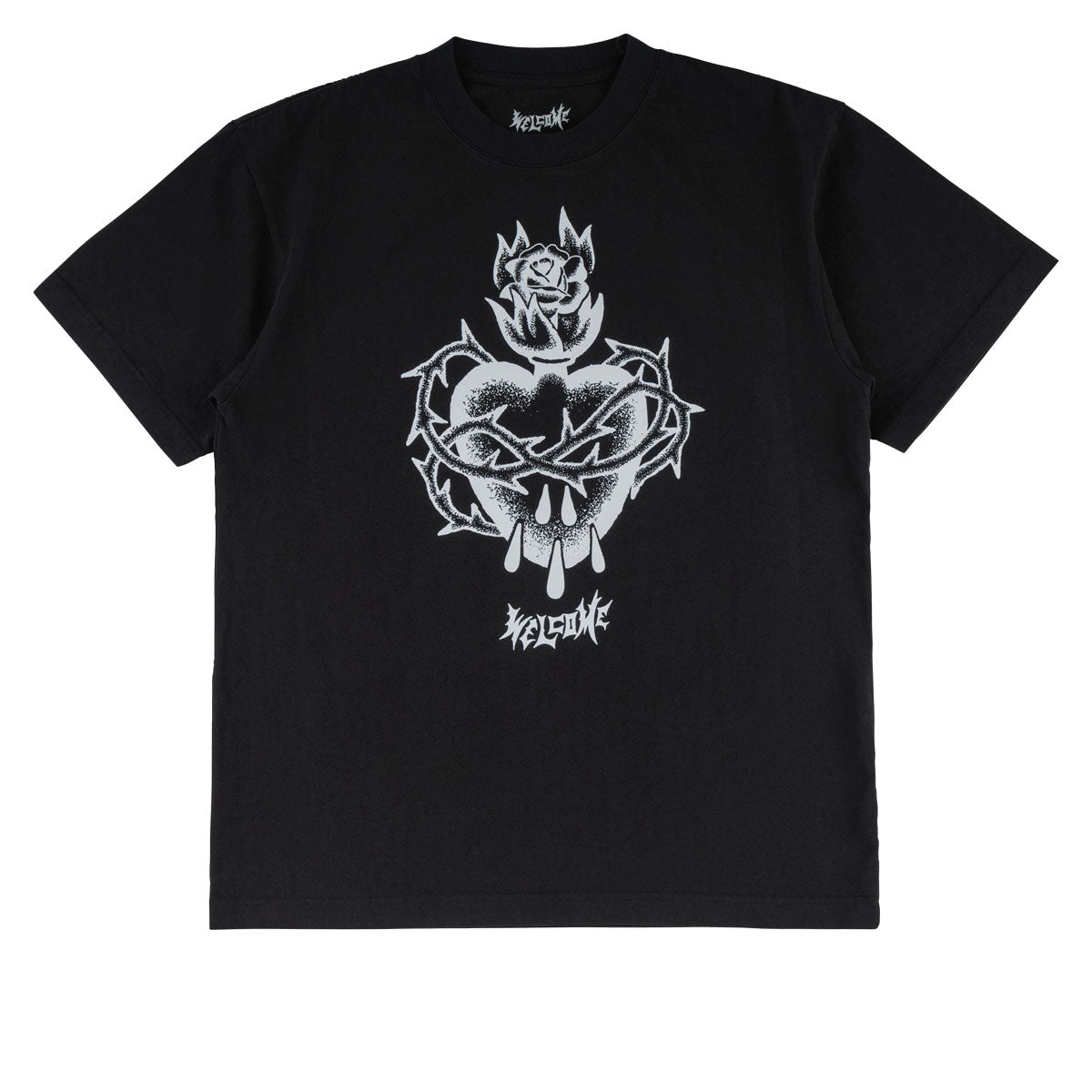 Welcome Hallowed T-Shirt - Black image 1