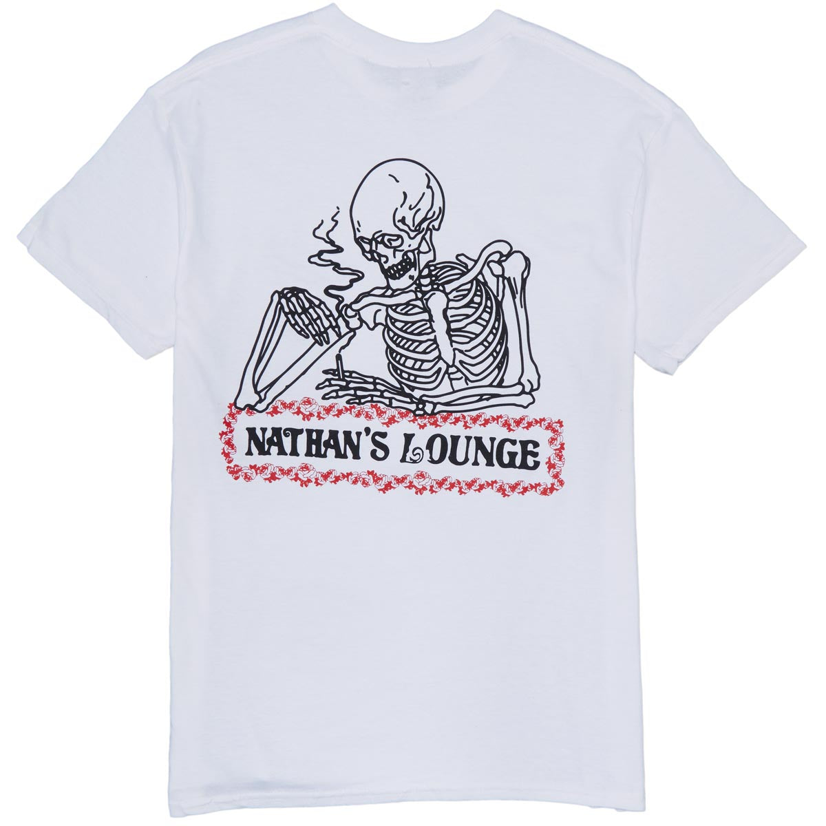 Nathan's Lounge Enjoy Thyself T-Shirt - White image 1