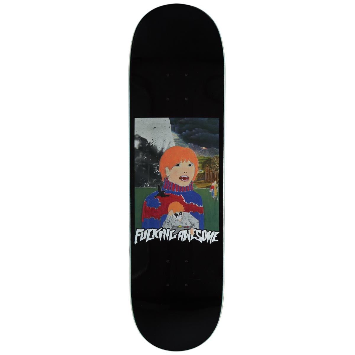 Fucking Awesome Aidan Mackey Painted Aidan 2024 Skateboard Deck - 8.44