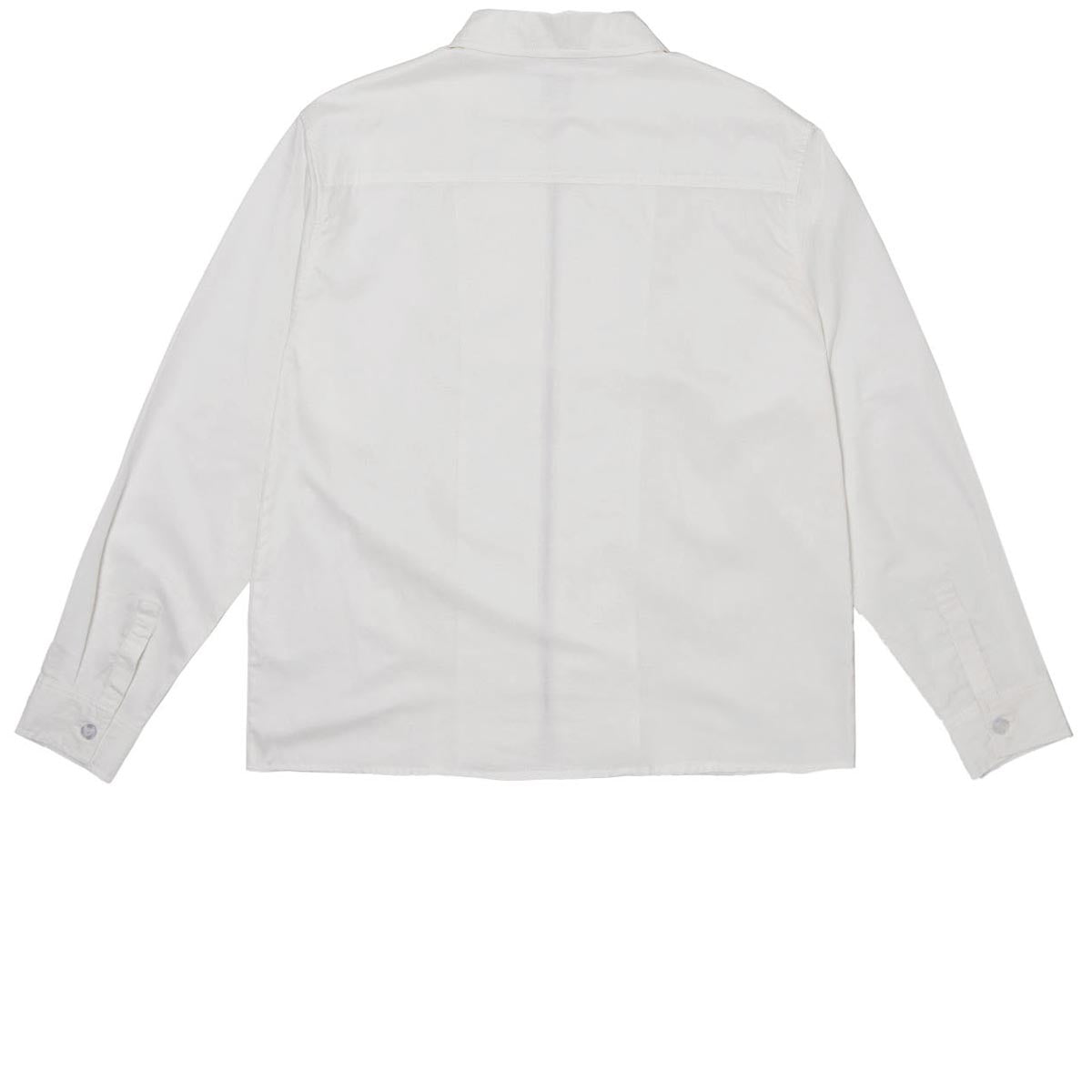 Hoddle Thorn Zip Up Long Sleeve Shirt - White image 3