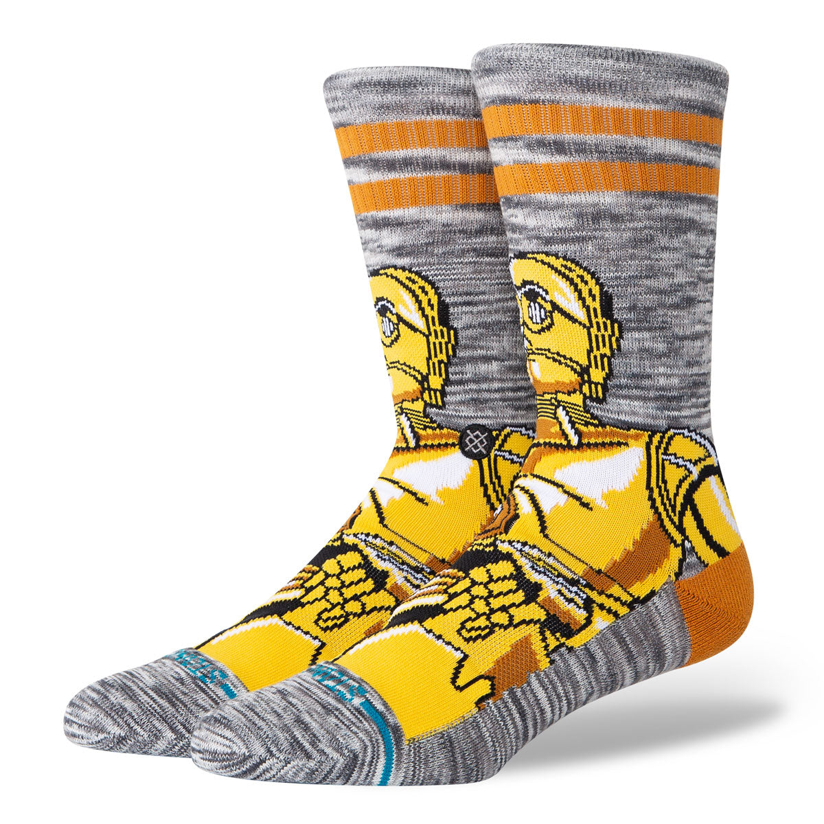 Stance C3PO Crew Socks - Gold image 1