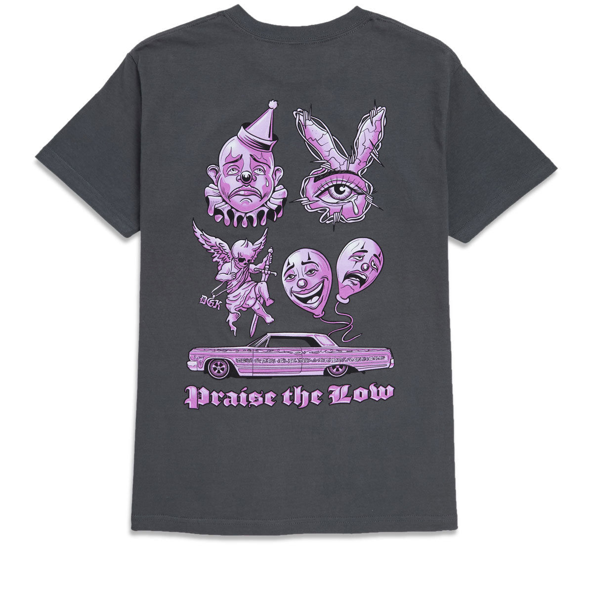 DGK Clownin T-Shirt - Charcoal image 1