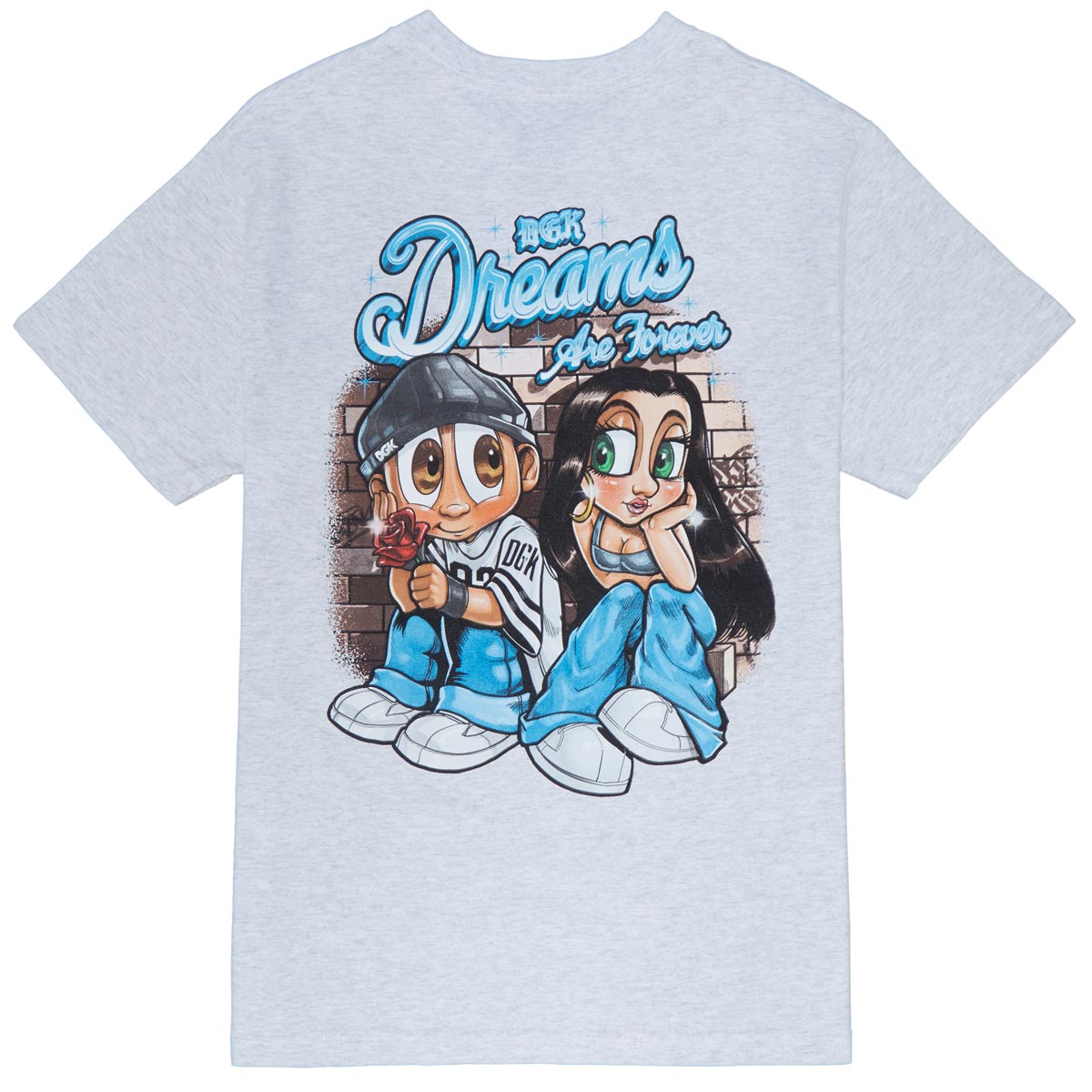 DGK Dreams Are Forever T-Shirt - Ash image 1