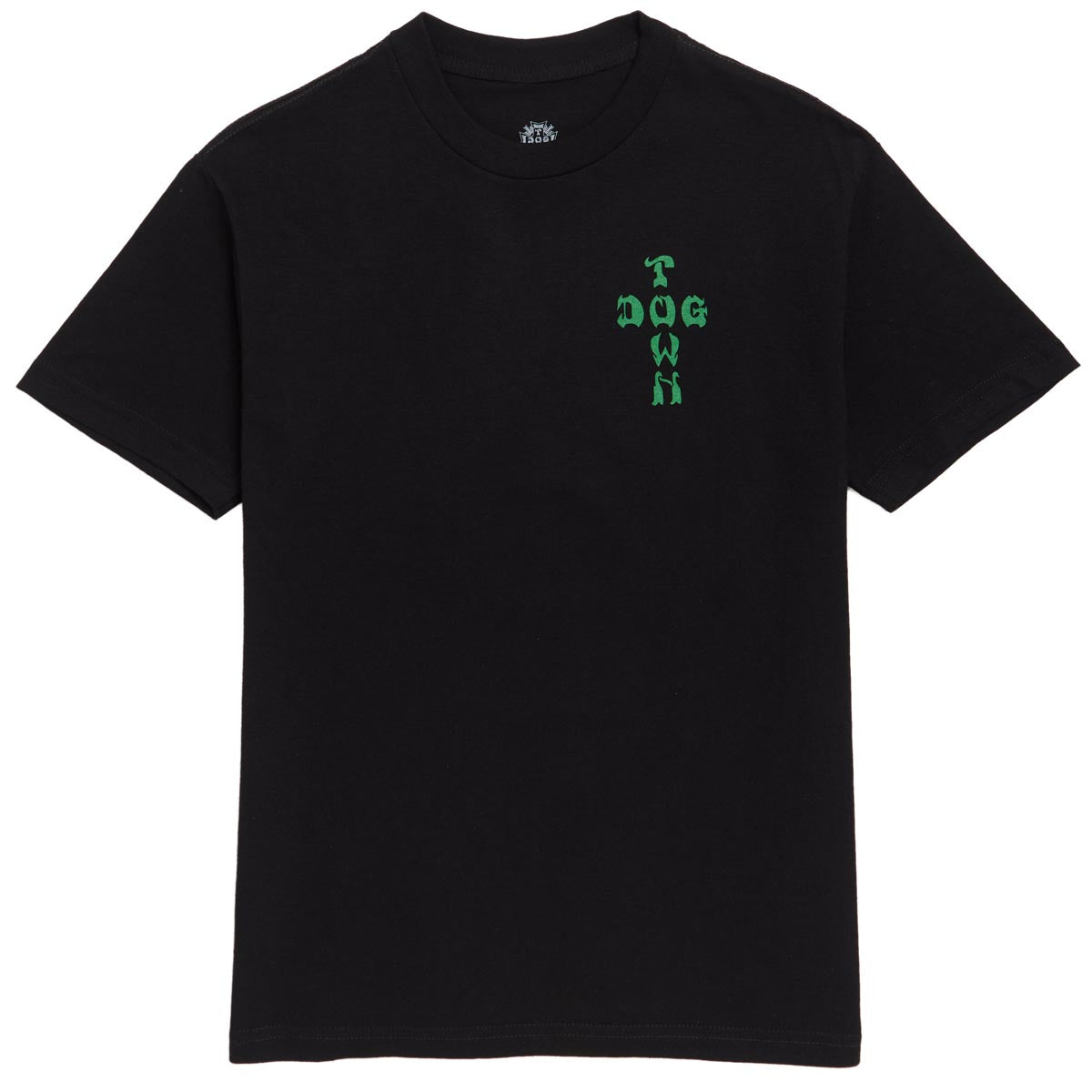 Dogtown Cross Logo Rasta T-Shirt - Black image 2