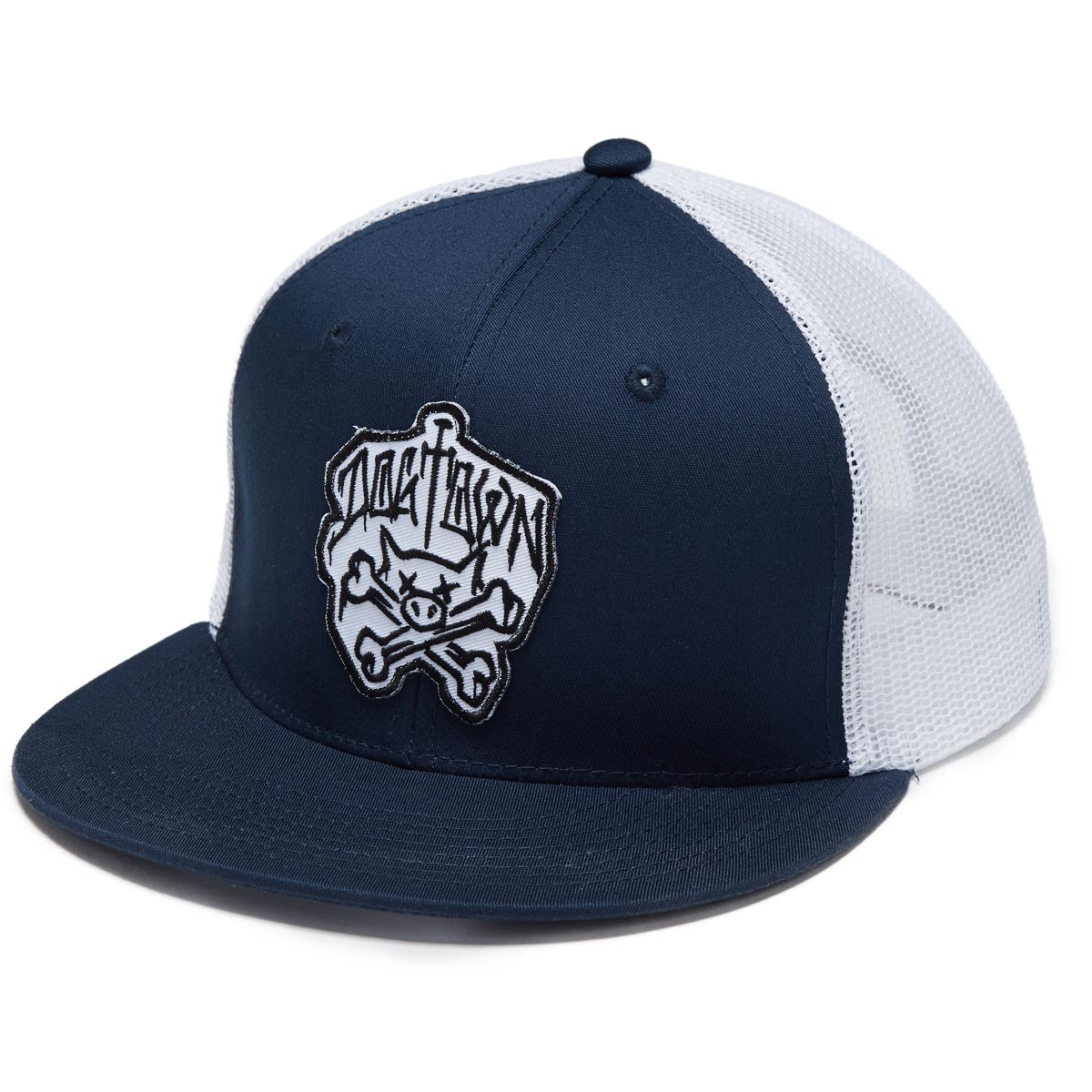 Dogtown Pig And Bones Mesh Hat - Navy/White image 1