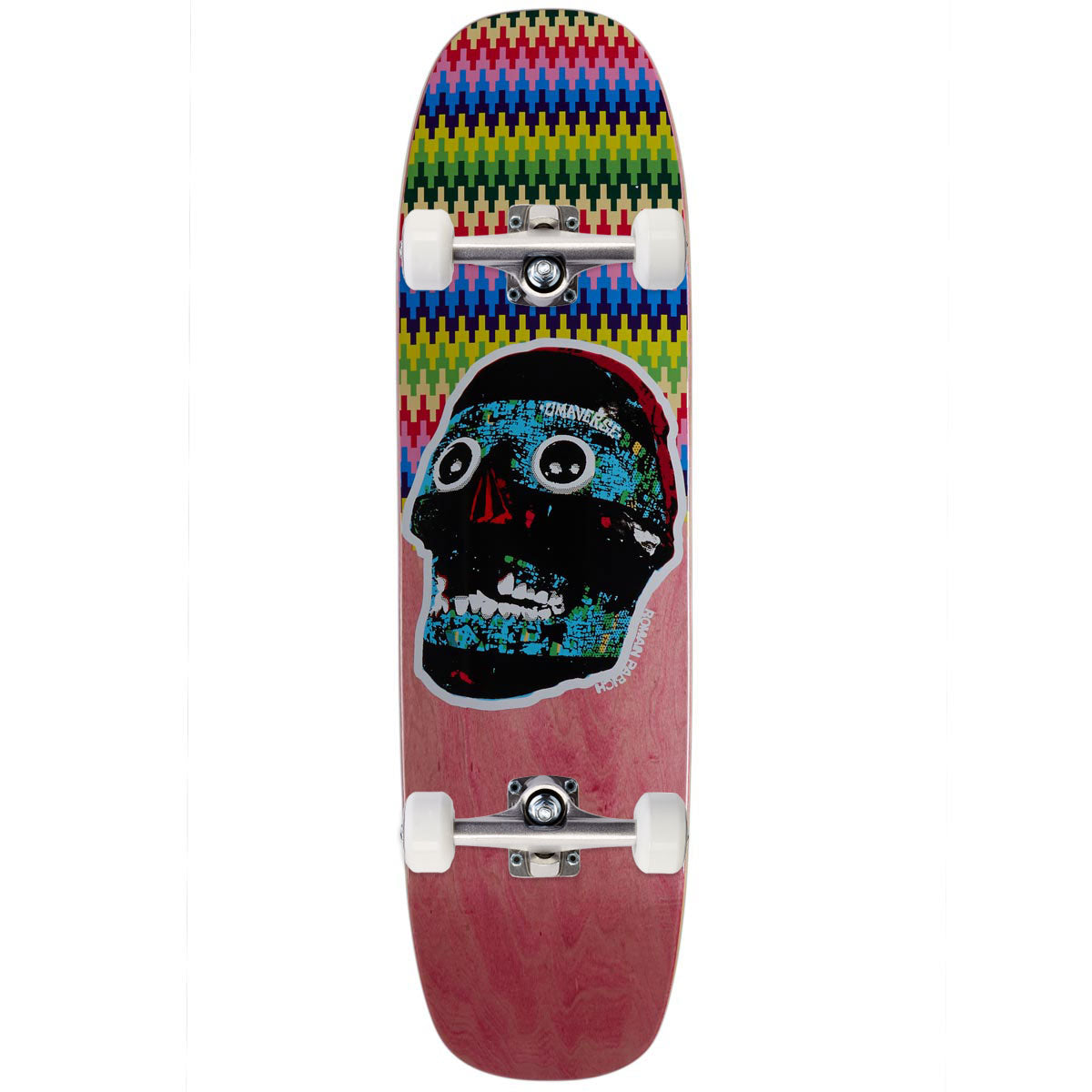 Umaverse Roman Aztec on Headroom Shape Skateboard Complete - 8.625