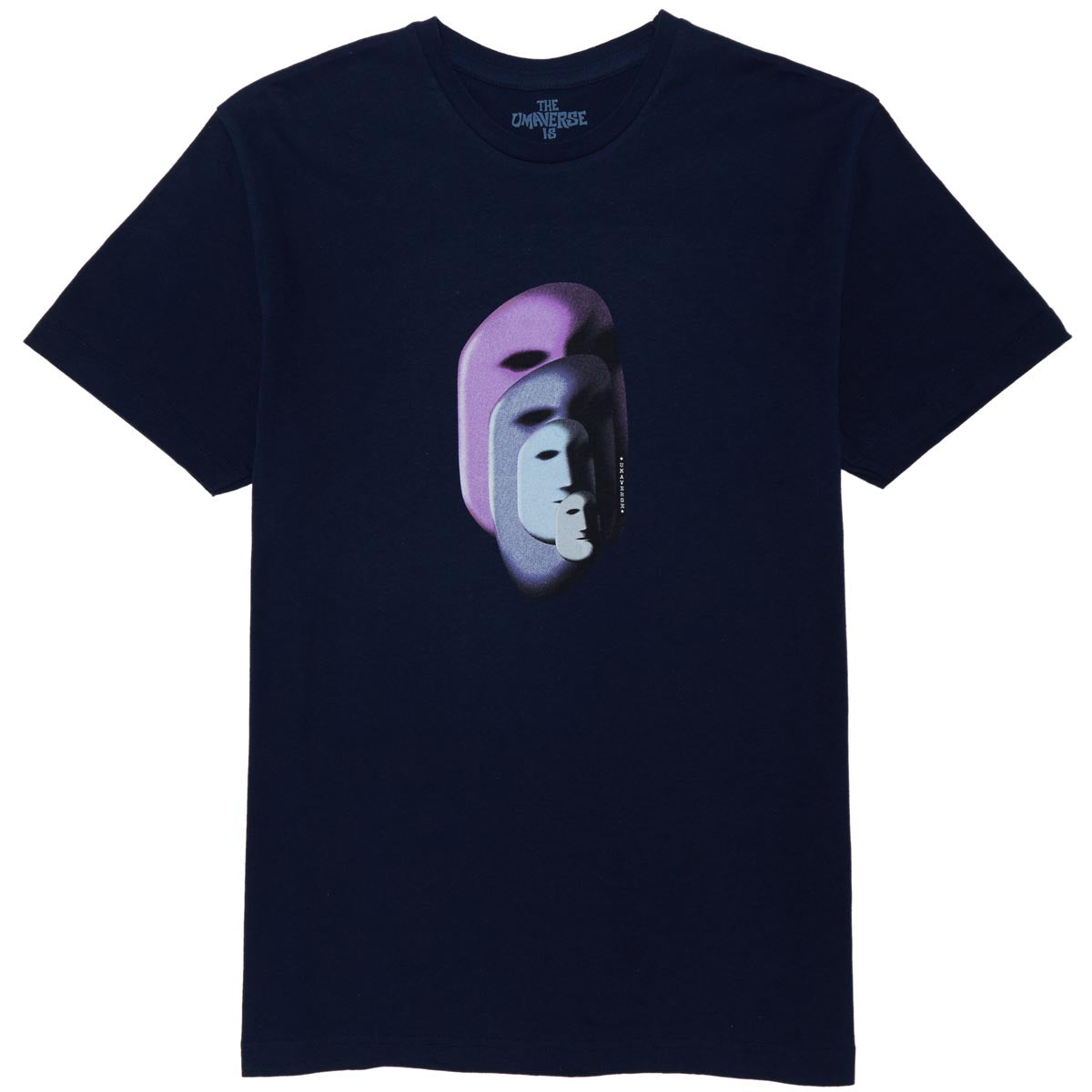 Umaverse Faces T-Shirt - Navy image 1