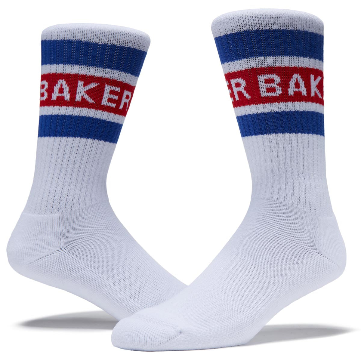 Baker Stripes Socks - White/Red image 2