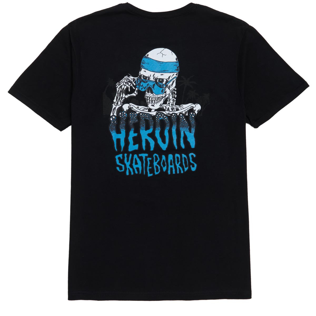 Heroin Skeleton T-Shirt - Black image 1