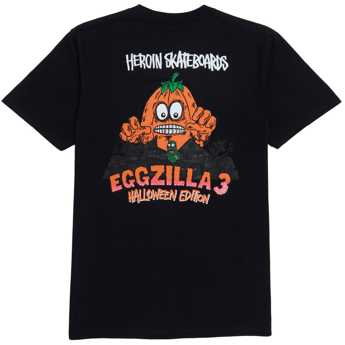 Heroin Eggzilla 3 T-Shirt - Black image 1