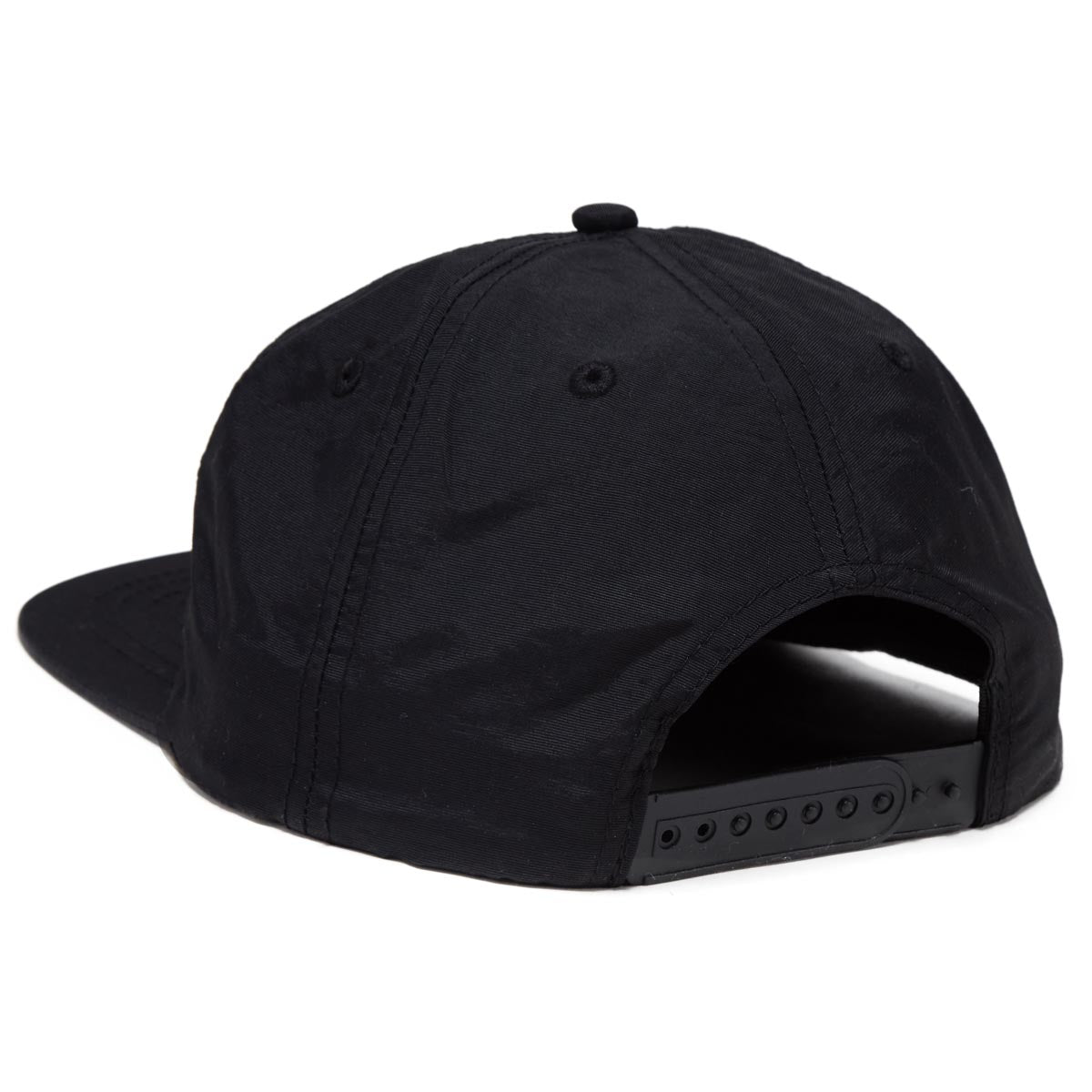 Heroin Script Nylon Snapback Hat - Black/Orange image 2