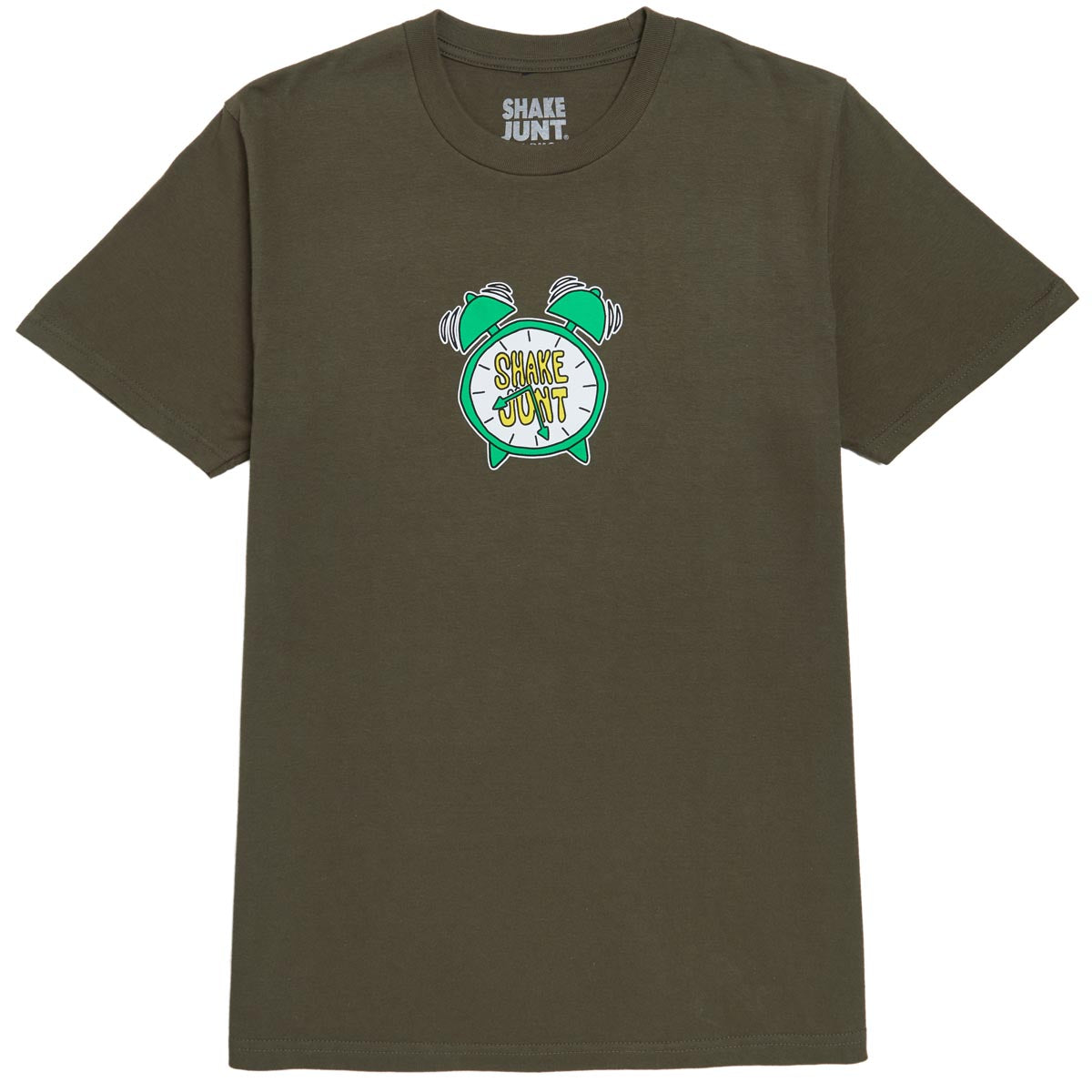 Shake Junt Clock T-Shirt - Olive image 1