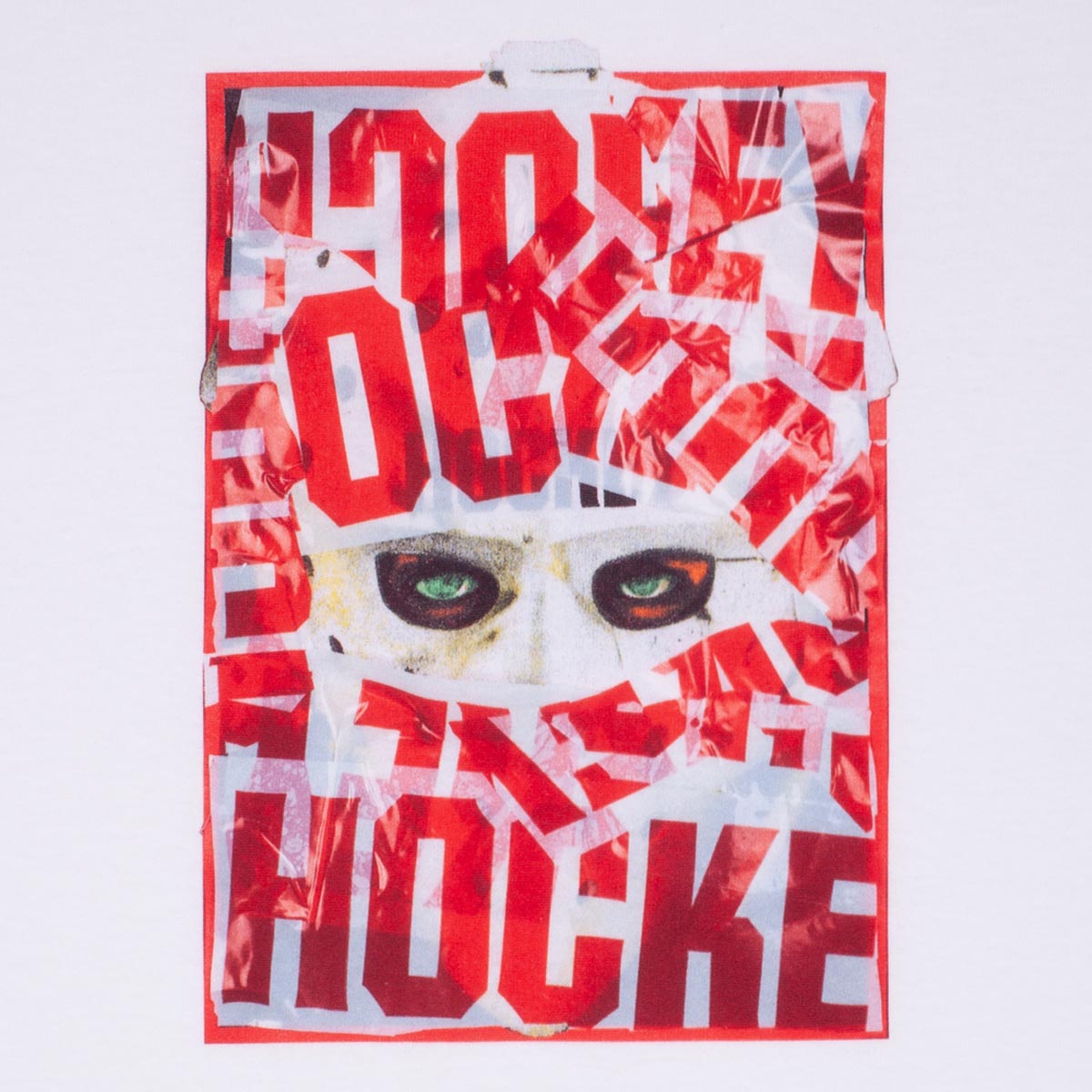 Hockey War All Over T-Shirt - White image 2