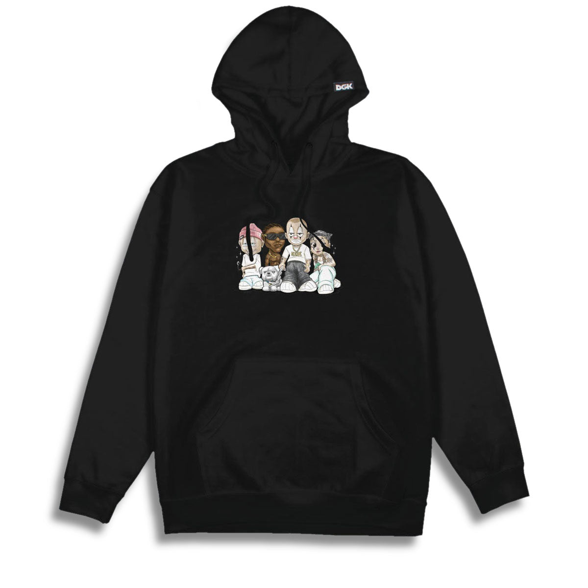 DGK Skateboards Family First Fleece Hoodie - Black image 1