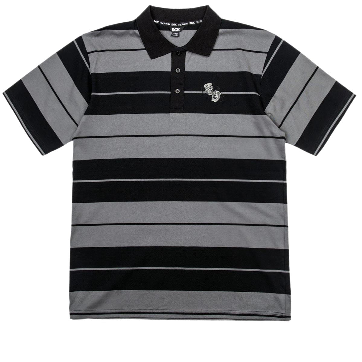 DGK Mindset Polo Shirt - Black/Gray image 1