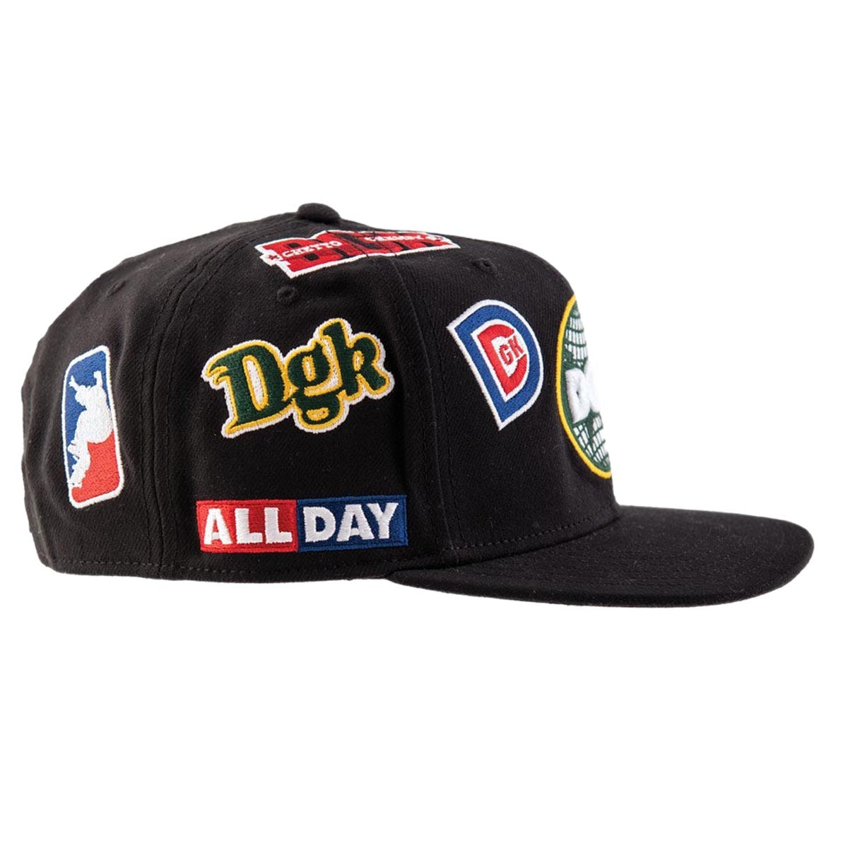 DGK League Snapback Hat - Black image 3