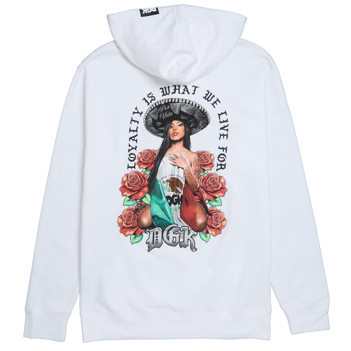 DGK Mamcita Fleece Hoodie - White image 1