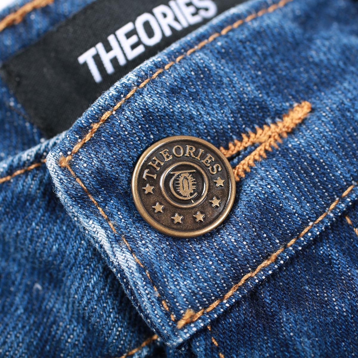 Theories Plaza Jeans - Washed Blue image 5