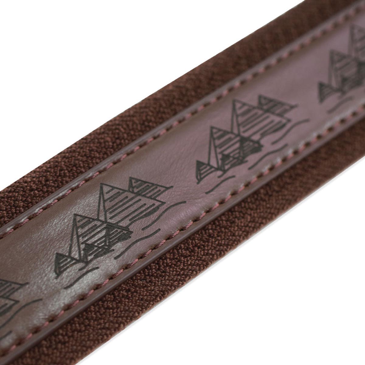 Theories As Above Vegan Leather Belt - Brown image 2