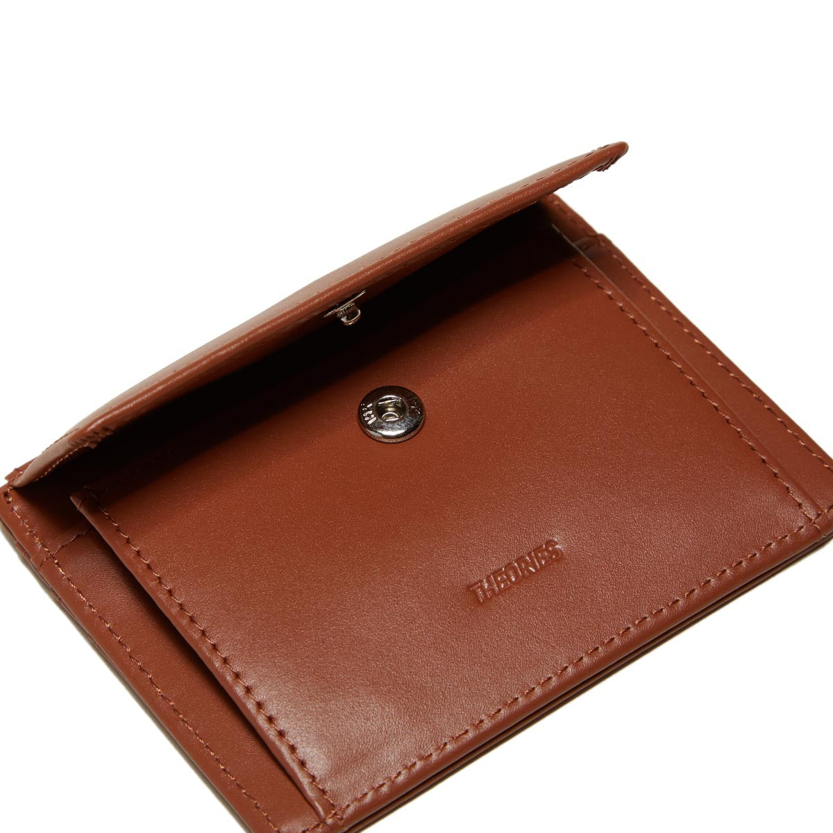 Theories Lantern Genuine Leather Wallet - Brown image 3